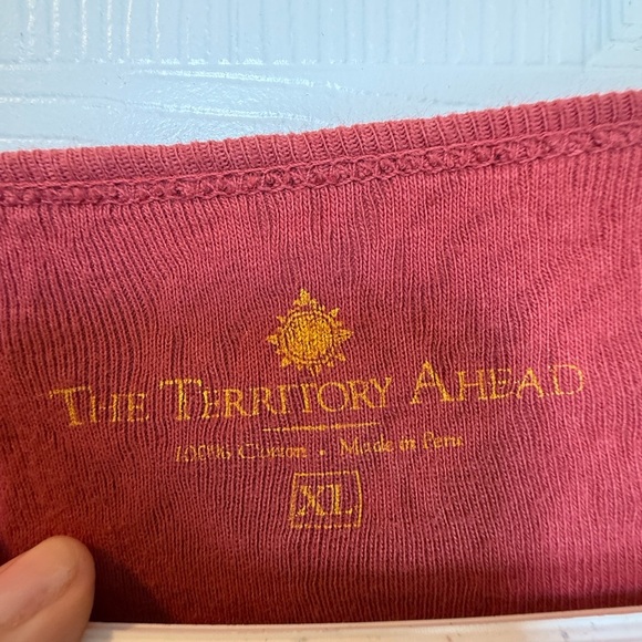 The Territory Ahead Y2K Ombre Long Sleeve Top Vintage - Picture 3 of 6